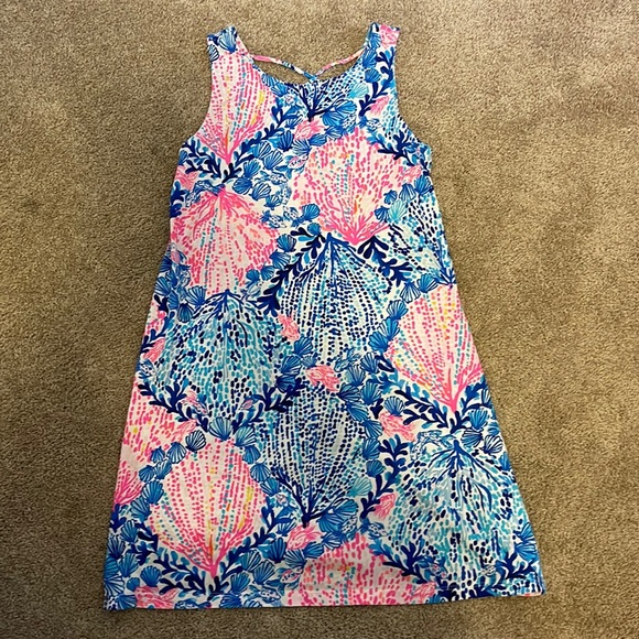 Lilly Pulitzer Kristen Dress for Women - Criss Cross Back Straps Detailing - Picture 1 of 5